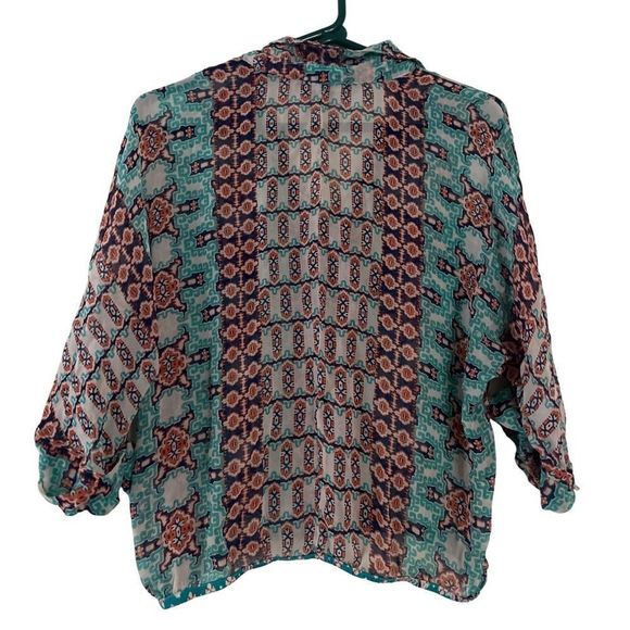 Gypsy 05 100% Silk Bohemian Blouse - Size Small - Picture 8 of 12